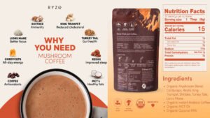 Ryze mushroom Coffee Ingredients