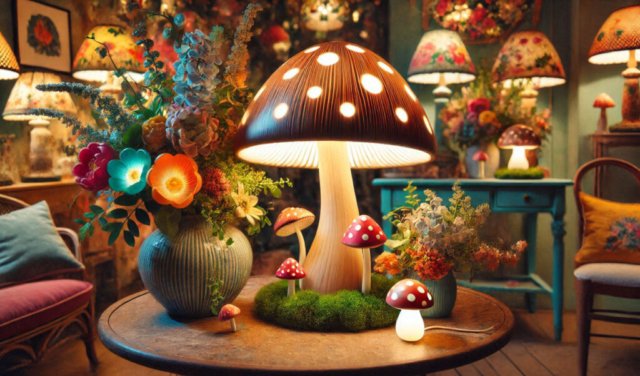 The Pottery Barn Teen Mushroom Lamp