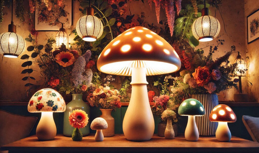 The Pottery Barn Teen Mushroom Lamp 2
