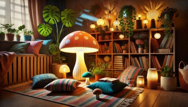 shop pottery barn teen mushroom lamp 13